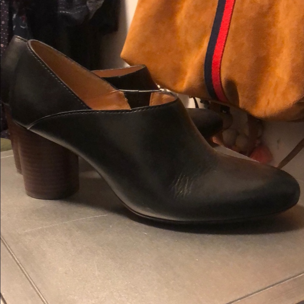 Mad well black heels